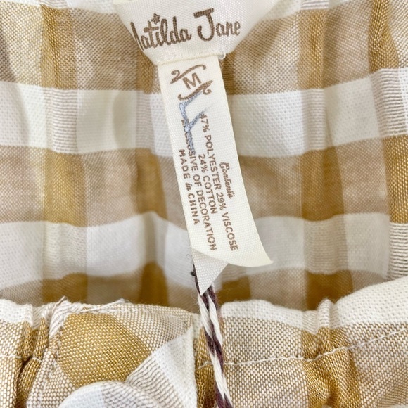 𝅺Matilda Jane Annabelle Plaid Off-Shoulder Blouse - Picture 9 of 10